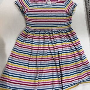 Hanna Andersson Multicolor Striped Dress 6-7/120